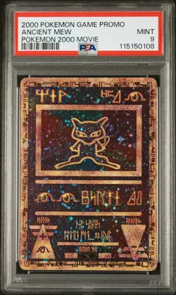 2000 POKEMON GAME MOVIE POKEMON 2000 MOVIE ANCIENT MEW PSA 9 - Image 1