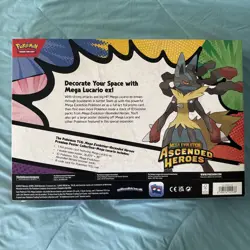 2026 Pokemon Ascended Heroes Mega Gardevoir Ex Premium Poster Collection New! - Image 2