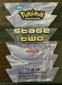 2003 Pokemon Advanced Topps Kirlia /Absol 11 Of 18 - Image 2