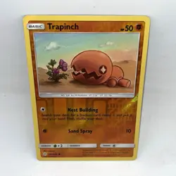 Trapinch 107/236 Cosmic Eclipse Pokemon Card Reverse Holo - Image 1
