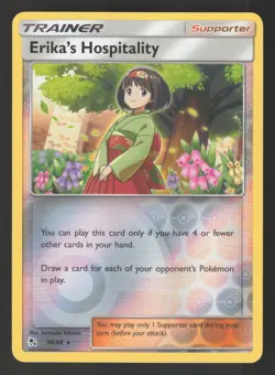 Erika's Hospitality 56/68 Reverse Holo Pokemon Hidden Fates - Image 1