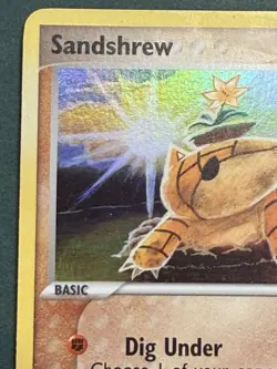 Pokemon Sandshrew 82/113 EX Delta Species 2005 Reverse Holo Common Basic 50 HP - Image 2