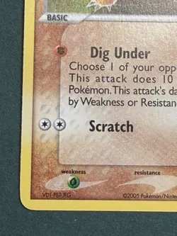 Pokemon Sandshrew 82/113 EX Delta Species 2005 Reverse Holo Common Basic 50 HP - Image 4