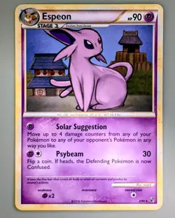 Espeon - Undaunted 2/90 Deck Exclusive Non-Holo Rare - NM-/LP+ - Pokemon TCG - Image 1