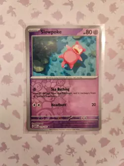 Slowpoke 079/165 Reverse Holo Sv: Scarlet & Violet 151 Pokemon TCG - Image 1