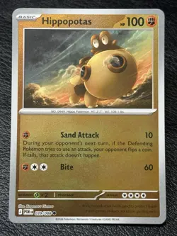 Hippopotas 039/088 - Reverse Holo - Pokemon TCG: Perfect Order - English NM - Image 1