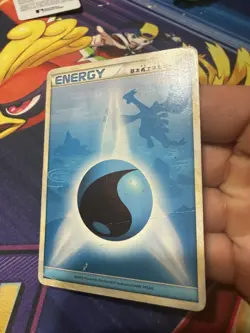 Water Energy Lugia HeartGold Collection Pokemon Japanese DAMAGED - Image 2