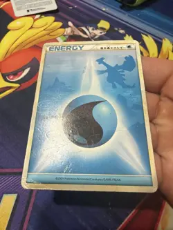 Water Energy Lugia HeartGold Collection Pokemon Japanese DAMAGED - Image 3