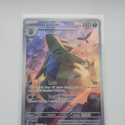 Pokemon Tyranitar 222/193 Sv02 Paldea Evolved Illustration Rare Holo 180 HP - Image 1