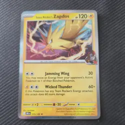 Pokemon TCG; Team Rocket's Zapdos 70/182, Destined Rivals _ HOLO - Image 1