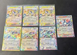 Pokemon Stellar Crown Ex Bundle Lot Of 7! - Image 1