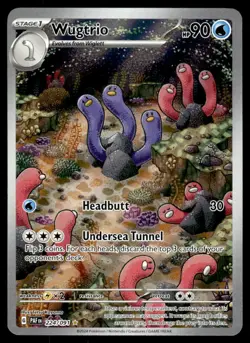 Pokemon TCG Paldean Fates #224/091 Wugtrio - Image 1