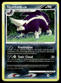 Pokemon TCG Diamond and Pearl #15/130 Skuntank MP - Image 1
