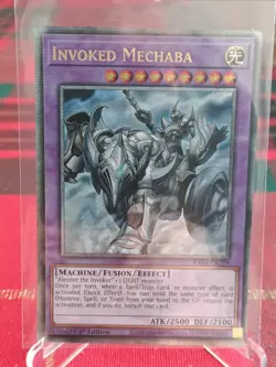 Yugioh Invoked Mechaba Quarter Century Rare RA04-EN279 1st Ed - Image 1