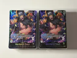 Starter Deck 27: BLACK Marshall.D.Teach ST27 One Piece TCG OP11 TWO Sealed Decks - Image 1