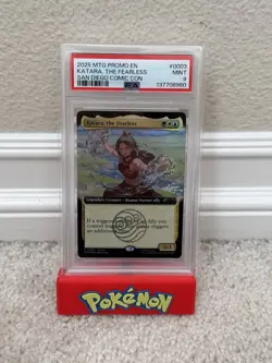 KATARA THE FEARLESS MAGIC THE GATHERING x AVATAR SDCC 2025 PROMO CARD PSA 9 MINT - Image 1