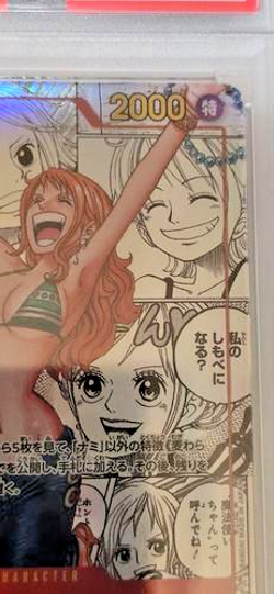 PSA 10 Nami MANGA Comic ALT ART OP01-016 One Piece Card 2024 from Japan - Image 3