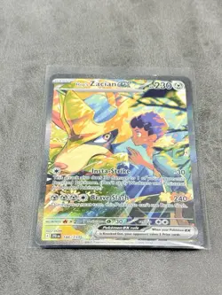 Pokemon TCG Hop's Zacian EX Holo Card 186/159 Sv09: Journey Together - Image 2