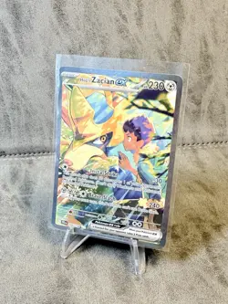 Pokemon TCG Hop's Zacian EX Holo Card 186/159 Sv09: Journey Together - Image 4