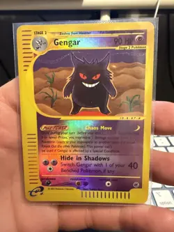 Pokemon Trading Card Game 2002 Expedition Gengar 48/165 Reverse Holo - Image 1