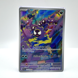 Pokemon Gastly 177/162 Temporal Forces Illustration Rare Holo Pokemon Card - Image 1