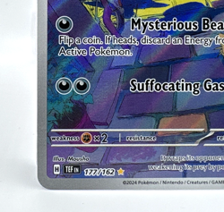 Pokemon Gastly 177/162 Temporal Forces Illustration Rare Holo Pokemon Card - Image 4