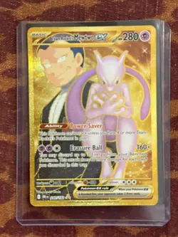 Team Rocket's Mewtwo ex 240/182 SV10: Destined Rivals - Pokemon Card - NM - Image 1