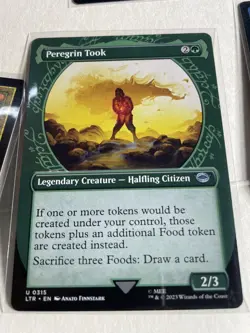 Magic: The Gathering (MTG) - LTR Peregrin Took (Showcase) U0315 LP - Image 1