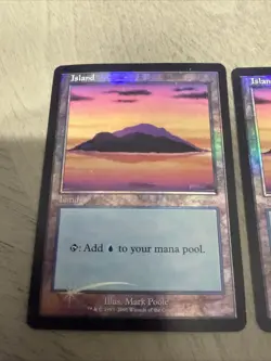 Magic The Gathering Arena Edition Island “played Condition” Very Rare!! - Image 3