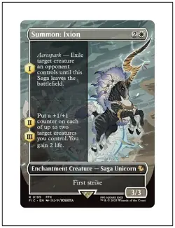 1x Summon: Ixion, Borderless Art, Final Fantasy, Magic MTG NM - Image 1