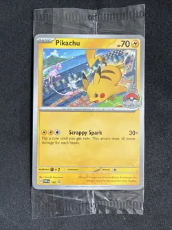 Pikachu SVP 190 World Championships 2024 Promo SEALED - Pokemon TCG - NM - Image 1