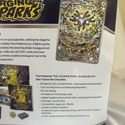 New Pokemon TCG Scarlet & Violet⚡Surging Sparks ⚡ ETB Elite Trainer Box Sealed - Image 5