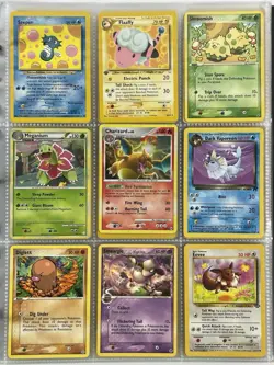 Pokemon Card Collection VTG Binder Holo Rare 1st E-Reader WoTC Charizard Eevee - Image 1