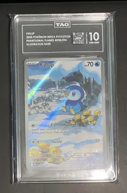 Piplup 098/094 TAG 10 Pokemon MEGA EVOLUTION Phantasmal Flames IR - Image 1