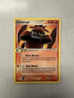 Pokemon TCG- 2005 Camerupt 4/107 Deoxys Regular LP Condition Trading Card - Image 1