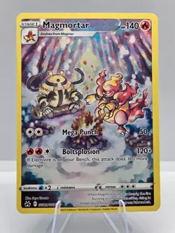 Magmortar GG03/GG70 Holo Crown Zenith Galarian Gallery Pokemon NM - Image 1