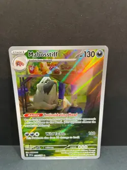 Pokemon SV01: Scarlet & Violet Base Mabosstiff Illustration Rare - 218/198 NM - Image 1