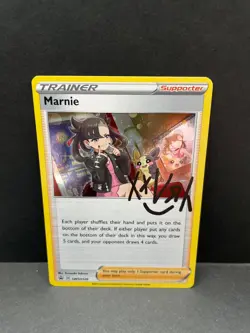 Pokemon 2021 SWSH Promo Marnie SWSH 120 Holo NM - Image 1