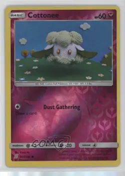 Cottonee Reverse Foil Pokemon Sun & Moon Unified Minds #143 - Image 1