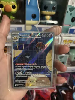 Pokemon TCG Team Rocket's Orbeetle 198/182 Destined Rivals Rare Holo 130 HP Eng… - Image 1