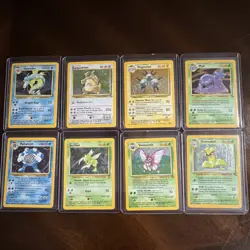 Vintage Holo Pokemon Cards Lot 8 Cards Base Fossil Jungle Base2 - Image 2