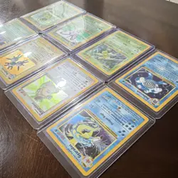 Vintage Holo Pokemon Cards Lot 8 Cards Base Fossil Jungle Base2 - Image 5