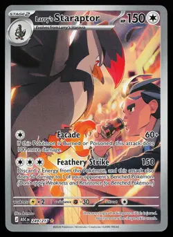 Larry's Staraptor 249/217 Holo Illustration Rare Ascended Heroes Pokemon Card - Image 1