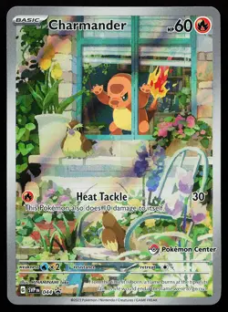 Charmander 044 Holo Illustration Rare Pokemon Center Stamped Promo Pokemon Card - Image 1