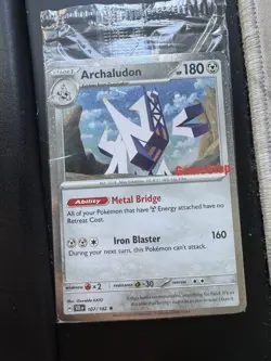 Archaludon 107/142 Stellar Crown GameStop Stamp Promo SEALED Cosmos Pokemon TCG - Image 1