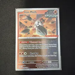 Pokemon Iron Moth 028/182 Paradox Rift GameStop Promo - Image 1