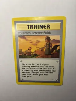 Pokemon Breeder Fields 62/64 Neo Revelation Trainer Uncommon Regular English - Image 1