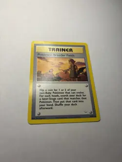 Pokemon Breeder Fields 62/64 Neo Revelation Trainer Uncommon Regular English - Image 2