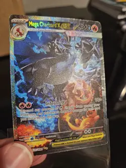 Mega Charizard X EX SIR 125/094 Phantasmal Flames Full Art Pokemon TCG NM - Image 2