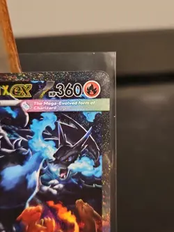Mega Charizard X EX SIR 125/094 Phantasmal Flames Full Art Pokemon TCG NM - Image 3